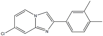 7-chloro-2-(3,4-diMethylphenyl)H-iMidazo[1,2-a]pyridine CAS#: 475992-33-7