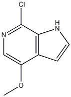7-chloro-4-methoxy-1H-pyrrolo[2,3-c]pyridine CAS#: 446284-32-8