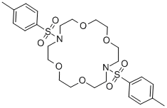 7,16-bis[(4-Methylphenyl)sulfonyl]-1,4,10,13-tetraoxa-7,16-diazacyclooctadecane CAS#: 52601-78-2
