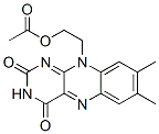 7,8-Dimethyl-10-(2-acetoxyethyl)benzo[g]pteridine-2,4(3H,10H)-dione CAS#: 6266-58-6