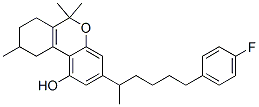 7,8,9,10-Tetrahydro-3-[5-(p-fluorophenyl)-1-methylpentyl]-6,6,9-trimethyl-6H-dibenzo[b,d]pyran-1-ol CAS#: 54540-62-4