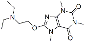 8-[2-(Diethylamino)ethoxy]-3,7-dihydro-1,3,7-trimethyl-1H-purine-2,6-dione CAS#: 5426-72-2