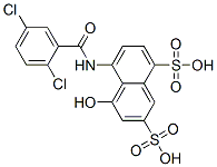 8-(2,5-dichlorobenzamido)-1-naphthol-3,5-disulfonic acid CAS#: 6407-95-0