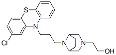 8-[3-(2-Chloro-10H-phenothiazin-10-yl)propyl]-3,8-diazabicyclo[3.2.1]octane-3-ethanol CAS#: 6381-33-5