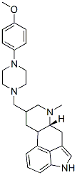 8-((4-(4-methoxyphenyl)-1-piperazinyl)methyl)-6-methylergoline CAS#: 56552-51-3