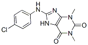 8-[(4-Chlorophenyl)amino]-3,7-dihydro-1,3-dimethyl-1H-purine-2,6-dione CAS#: 5434-62-8