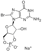8-BROMOGUANOSINE 3',5'-(CYCLIC) MONOPHOSPHATESODIUM SALT N-HYDRATE CAS#: 51116-01-9