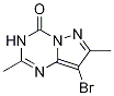 8-BroMo-2,7-diMethyl-3H-pyrazolo[1,5-a][1,3,5]triazin-4-one CAS#: 55457-59-5