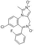 8-Chloro-6-(2-fluorophenyl)-1-methyl-4H-imidazo[1,5-a][1,4]benzodiazepine 2,5-Dioxide CAS#: 59468-87-0