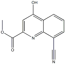 8-Cyano-4-hydroxy-quinoline-2-carboxylic acid Methyl ester CAS#: 495407-19-7