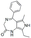 8-Ethyl-3,7-dihydro-6-methyl-5-phenylpyrrolo[3,4-e]-1,4-diazepin-2(1H)-one CAS#: 57517-34-7