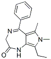 8-Ethyl-3,7-dihydro-6,7-dimethyl-5-phenylpyrrolo[3,4-e]-1,4-diazepin-2(1H)-one CAS#: 57435-88-8