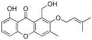 8-Hydroxy-1-hydroxymethyl-3-methyl-2-[(3-methyl-2-butenyl)oxy]-9H-xanthen-9-one CAS#: 55812-94-7