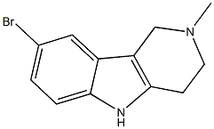 8-bromo-2-methyl-2,3,4,5-tetrahydro-1H-pyrido[4,3-b]indole CAS#: 5055-01-6