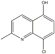 8-chloro-2-Methylquinolin-5-ol CAS#: 420786-78-3