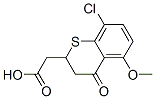 8-chloro-3,4-dihydro-5-methoxy-4-oxo-2H-1-benzothiopyran-2-acetic acid CAS#: 59429-75-3