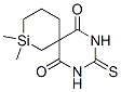 8,8-Dimethyl-3-thioxo-2,4-diaza-8-silaspiro[5.5]undecane-1,5-dione CAS#: 52-42-6
