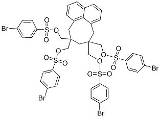 8,8,10,10-Tetrakis(p-bromophenylsulfonyloxymethyl)-8,9,10,11-tetrahydro-7H-cycloocta[de]naphthalene CAS#: 59175-02-9