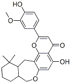 8,8a,9,10,11,12,12a,13-Octahydro-5-hydroxy-2-(4-hydroxy-3-methoxyphenyl)-12,12-dimethyl-4H-1-benzopyrano[7,8-c][2]benzoxepin-4-one CAS#: 50982-43-9