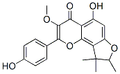 (-)-8,9-Dihydro-5-hydroxy-2-(4-hydroxyphenyl)-3-methoxy-8,9,9-trimethyl-4H-furo[2,3-h]-1-benzopyran-4-one CAS#: 50868-48-9
