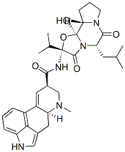 (8alpha)-12'-hydroxy-5'alpha-isobutyl-2'-isopropylergotaman-3',6',18-trione CAS#: 511-10-4
