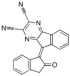 9-(2,3-Dihydro-2-oxo-1H-inden-1-ylidene)-9H-indeno[1,2-b]pyrazine-2,3-dicarbonitrile CAS#: 52197-19-0