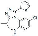 9-Chloro-5,6-dihydro-4-methyl-1-(2-thienyl)-4H-[1,2,4]triazolo[4,3-a][1,5]benzodiazepine CAS#: 54028-85-2