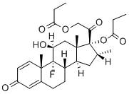 9-fluoro-11beta,17,21-trihydroxy-16alpha-methylpregna-1,4-diene-3,20-dione 17,21-di(propionate) CAS#: 55541-30-5