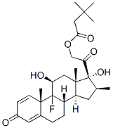 9-fluoro-11beta,17,21-trihydroxy-16beta-methylpregna-1,4-diene-3,20-dione 21-(3,3-dimethylbutyrate) CAS#: 52668-06-1