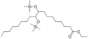9,10-Bis[(trimethylsilyl)oxy]octadecanoic acid ethyl ester CAS#: 55470-99-0