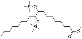 9,10-Bis[(trimethylsilyl)oxy]octadecanoic acid methyl ester CAS#: 55429-57-7