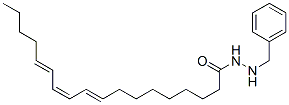 (9E,11Z,13E)-9,11,13-Octadecatrienoic acid 2-benzyl hydrazide CAS#: 48219-88-1
