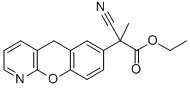 ALFA-METHYL-ALFA-CYANO-5H-[1] BENZOPYRANO [2,3-B] PYRIDINE-7-ACETIC ACID ETHYL ESTER CAS#: 52549-16-3