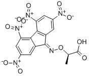 (-)-ALPHA-(2,4,5,7-TETRANITRO-9-FLUORENYLIDENEAMINOXY)PROPIONIC ACID CAS#: 50874-31-2