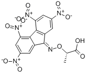 (+)-ALPHA-(2,4,5,7-TETRANITRO-9-FLUORENYLIDENEAMINOXY)PROPIONIC ACID CAS#: 50996-73-1