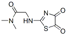 Acetamide, 2-[(4,5-dihydro-4,5-dioxo-2-thiazolyl)amino]-N,N-dimethyl- (9CI) CAS#: 497937-93-6