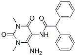Acetamide, N-(6-amino-1,2,3,4-tetrahydro-1,3-dimethyl-2,4-dioxo-5-pyrimidinyl)-2,2-diphenyl- (8CI) CAS#: 5426-77-7