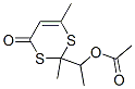 Acetic acid 1-(2,6-dimethyl-4-oxo-4H-1,3-dithiin-2-yl)ethyl ester CAS#: 55044-92-3