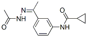 Acetic acid, [1-[3-[(cyclopropylcarbonyl)amino]phenyl]ethylidene]hydrazide CAS#: 551914-24-0