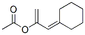 Acetic acid 1-(cyclohexylidenemethyl)vinyl ester CAS#: 49833-95-6