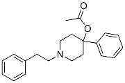 Acetic acid 1-phenethyl-4-phenyl-4-piperidinyl ester CAS#: 64-52-8