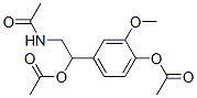 Acetic acid 2-(acetylamino)-1-[4-(acetyloxy)-3-methoxyphenyl]ethyl ester CAS#: 54965-13-8