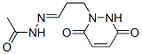 Acetic acid, [3-(3,6-dihydro-3,6-dioxo-1(2H)-pyridazinyl)propylidene]hydrazide (9CI) CAS#: 474333-22-7