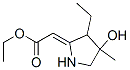 Acetic acid, (3-ethyl-4-hydroxy-4-methyl-2-pyrrolidinylidene)-, ethyl ester (9CI) CAS#: 503570-37-4