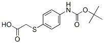 Acetic acid, [[4-[[(1,1-dimethylethoxy)carbonyl]amino]phenyl]thio]- (9CI) CAS#: 447414-44-0