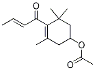 Acetic acid 4-but-2-enoyl-3,5,5-triMethyl-cyclohex-3-enyl ester CAS#: 56915-03-8