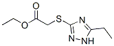 Acetic acid, [(5-ethyl-1H-1,2,4-triazol-3-yl)thio]-, ethyl ester (9CI) CAS#: 449747-35-7