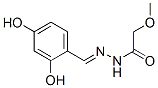 Acetic acid, methoxy-, [(2,4-dihydroxyphenyl)methylene]hydrazide (9CI) CAS#: 444049-30-3