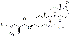 Androst-5-en-17-one, 3-[(3-chlorobenzoyl)oxy]-7-hydroxy-, (3beta,7alpha)- (9CI) CAS#: 55646-79-2