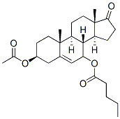 Androst-5-en-17-one, 3-(acetyloxy)-7-[(1-oxopentyl)oxy]-, (3beta)- (9CI) CAS#: 517894-43-8